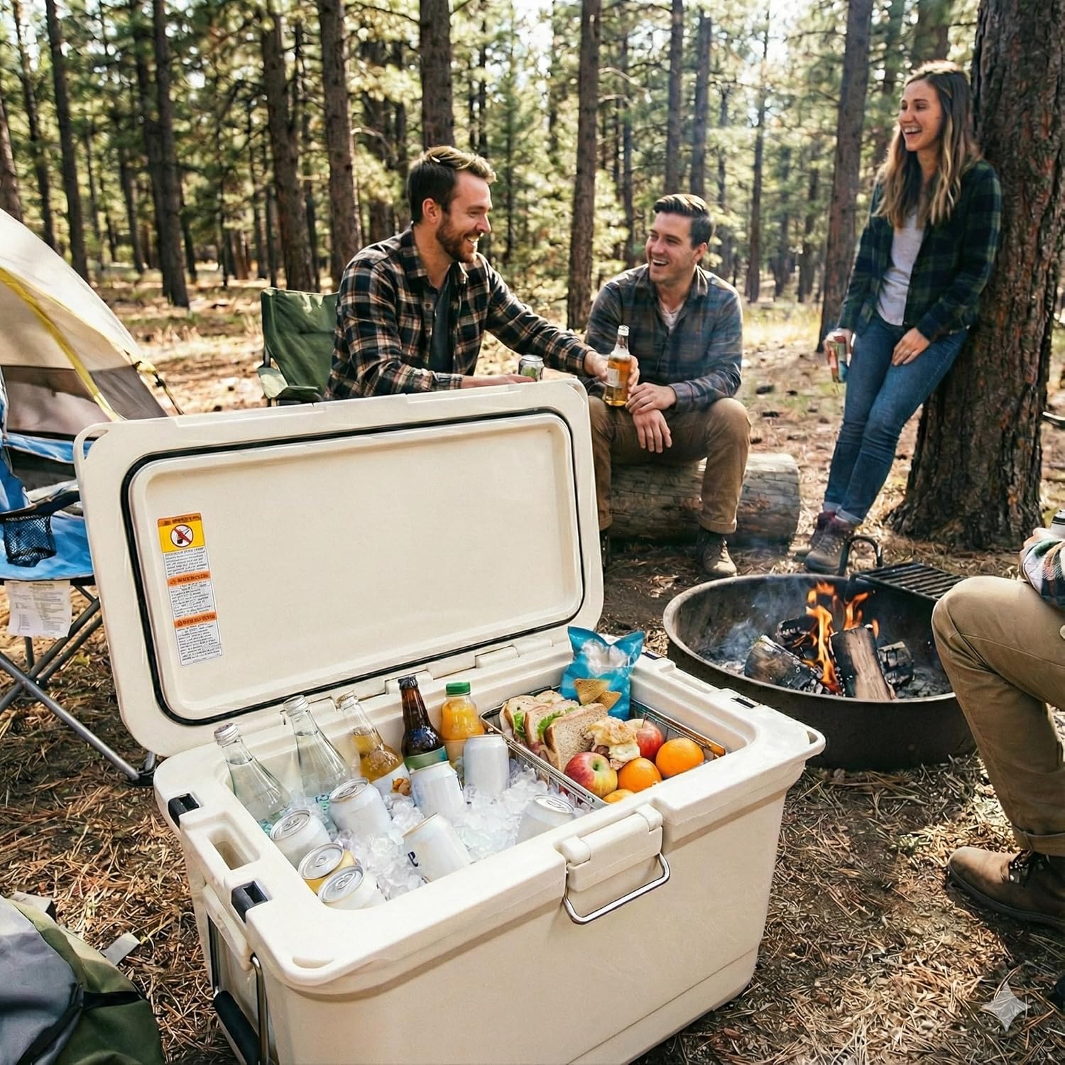 調節可能なクーラーバスケット。