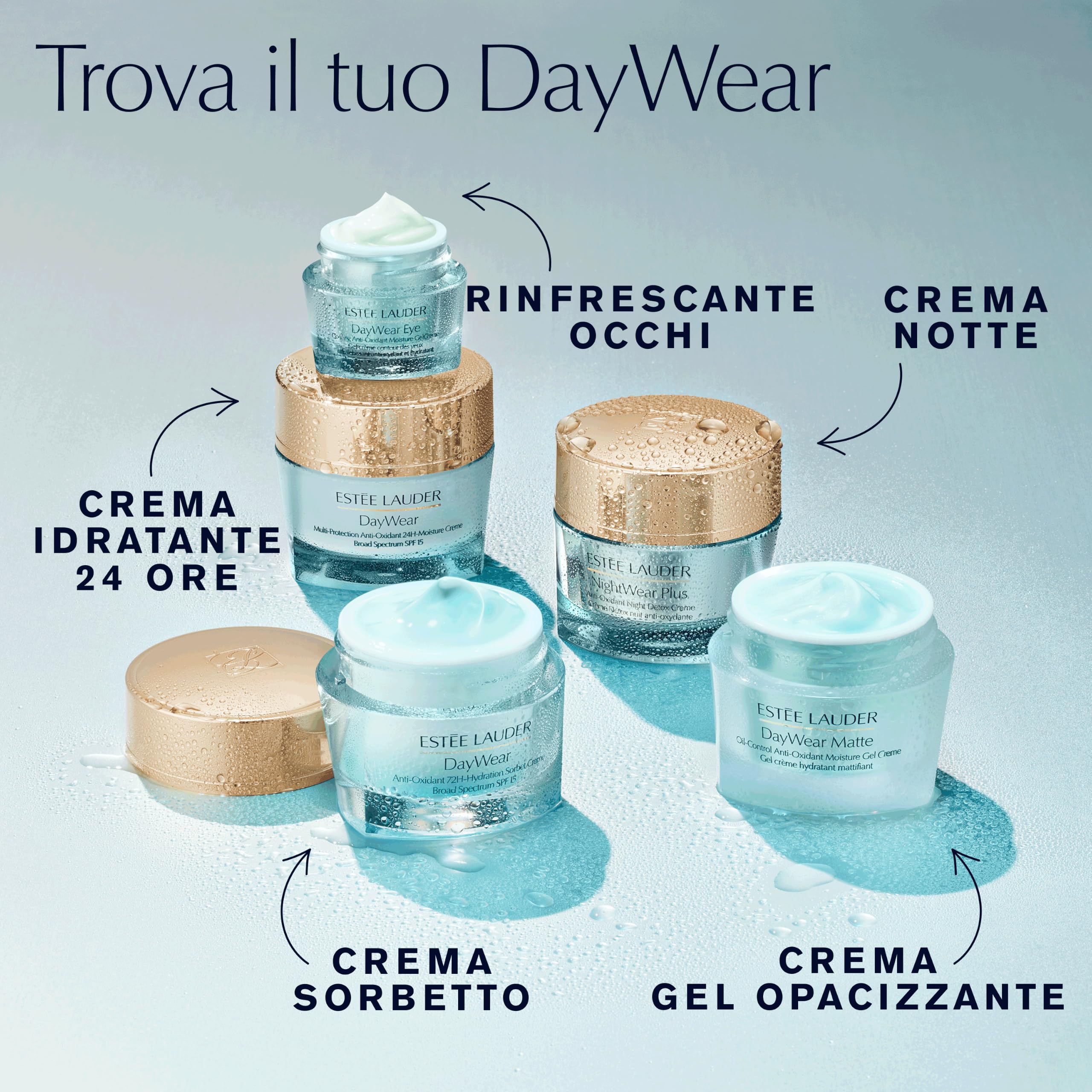 Estée Lauder DayWear Anti-Oxidant 72H-Hydration Sorbet Cream SPF 15 - Crema idratante viso SPF 15, 50ml