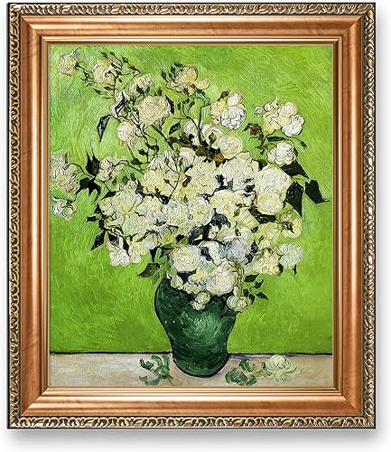 Miniatura 362 de A&T ARTWORK The Starry Night de Vincent Van Gogh. Tamaño del marco: 36 x 30 pulgadas, tamaño de la imagen: 30 x 24 pulgadas, reproducciones clásicas