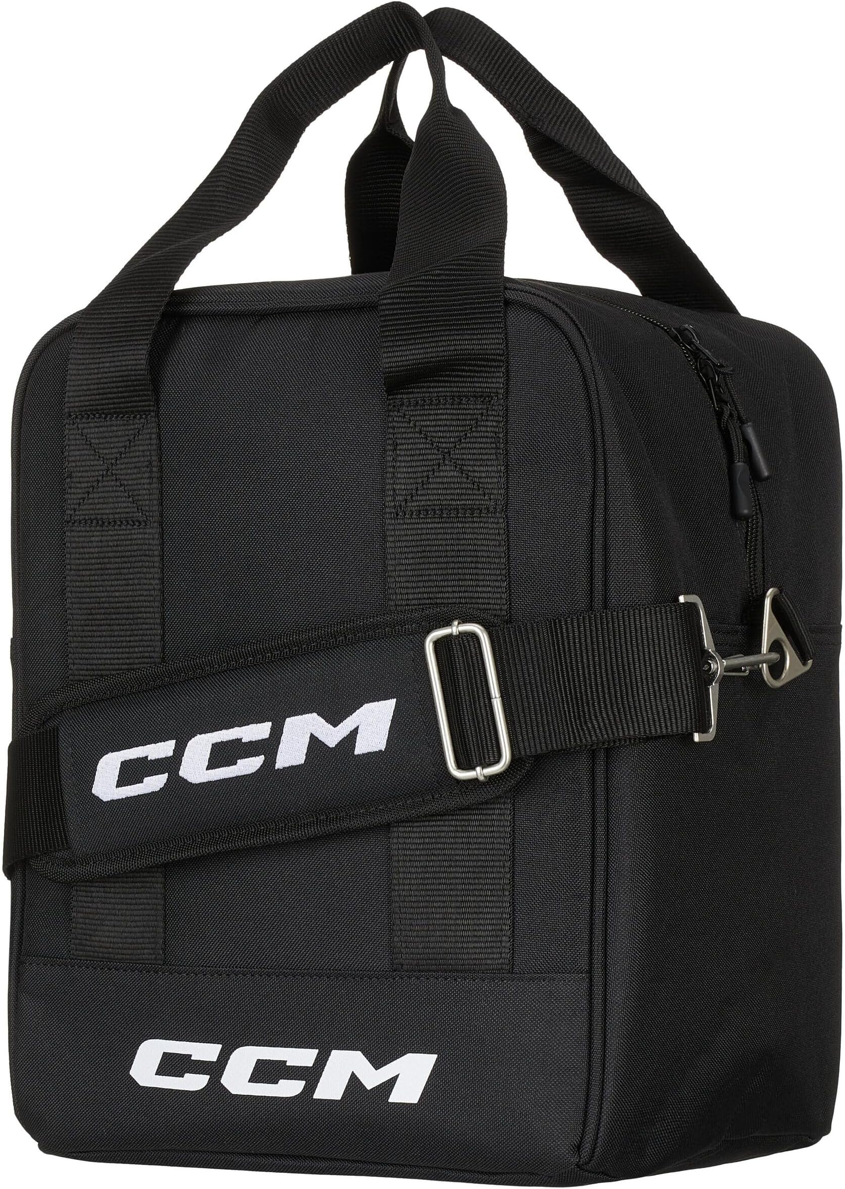 Deluxe Hockey Puck Bag, Black - Holds up to 60 pucks
