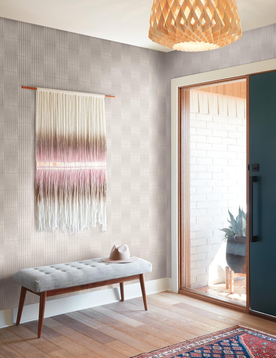 Magnolia Home Vantage Point Grey Peel and Stick Wallpaper