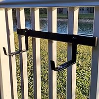 Vista 2 de Hold It Mate Kit de soporte universal ajustable de 20 pulgadas para jardinera, incluye 2 soportes inferiores resistentes ajustables de 5.5 a 8.5