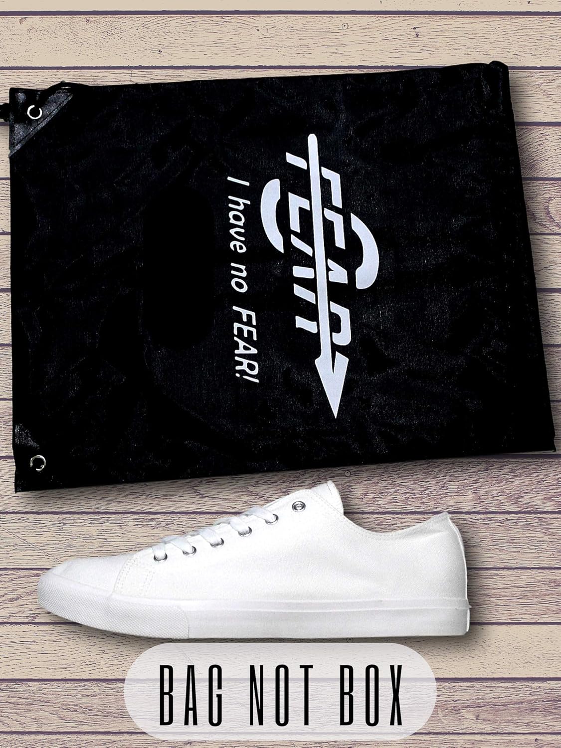 Fear0 NJ Unisex Casual Canvas Skateboard SB Shoes Sneakers for Men/Women/Teens 12 Women/11 Men White