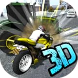 * Challenging 3D city of dirt environment rally obstacle course!