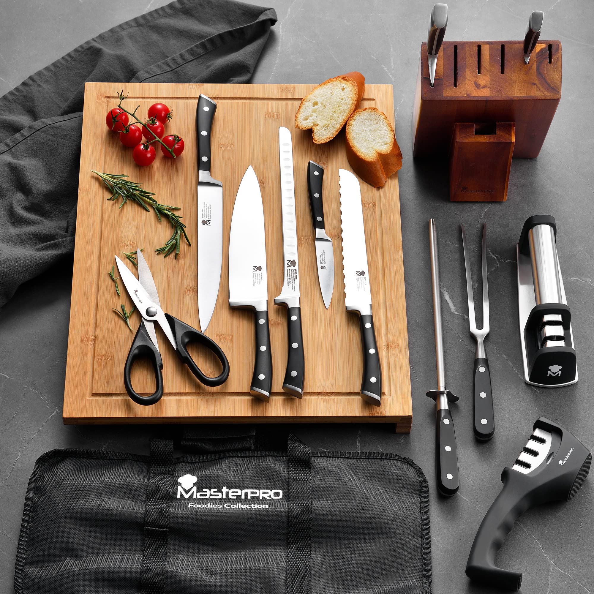 BERGNER Q3040 Tenedor trinchador acero inoxidable foodies