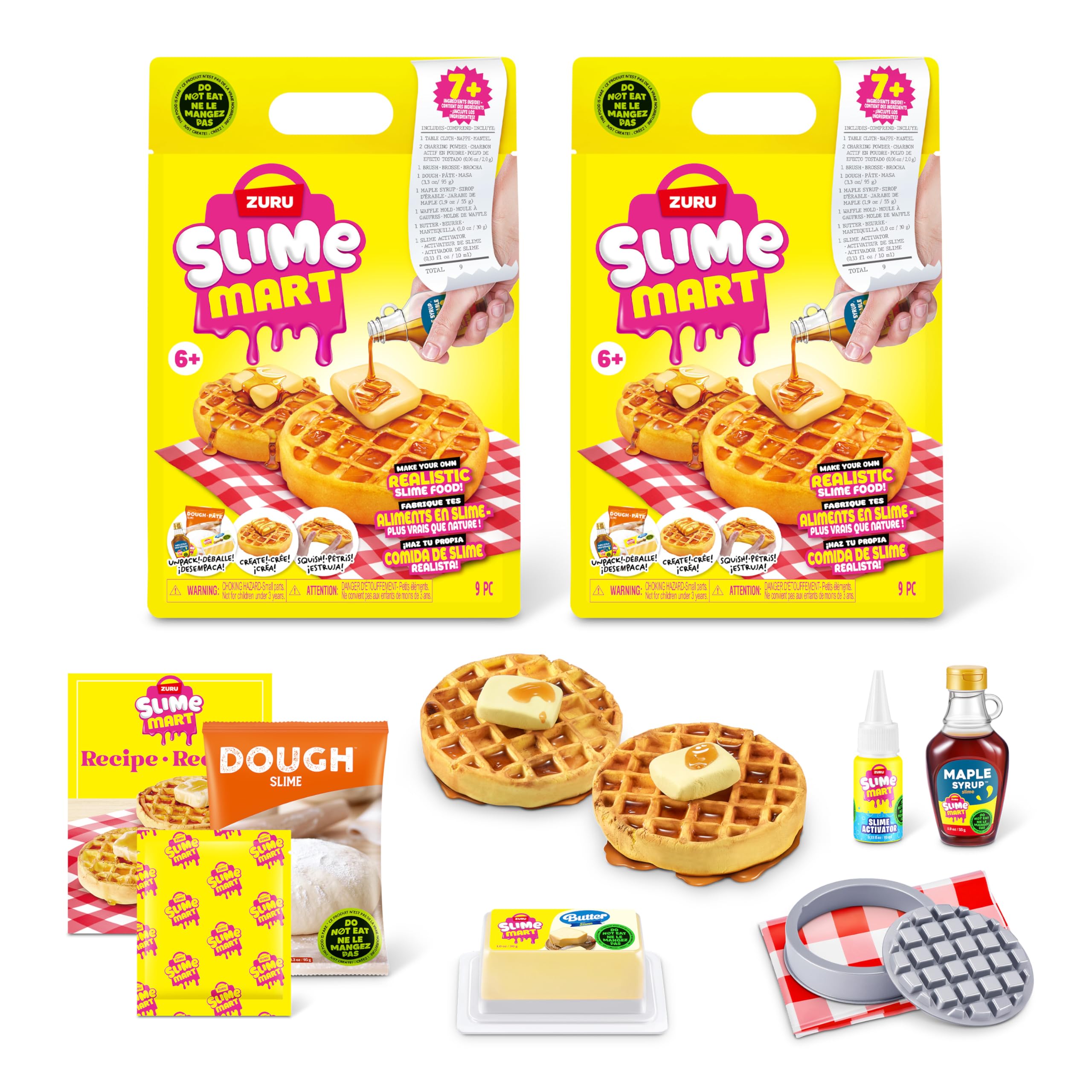 Slime Mart Small Bag (2PK) by ZURU for Making Waffles Compound Slime Toy