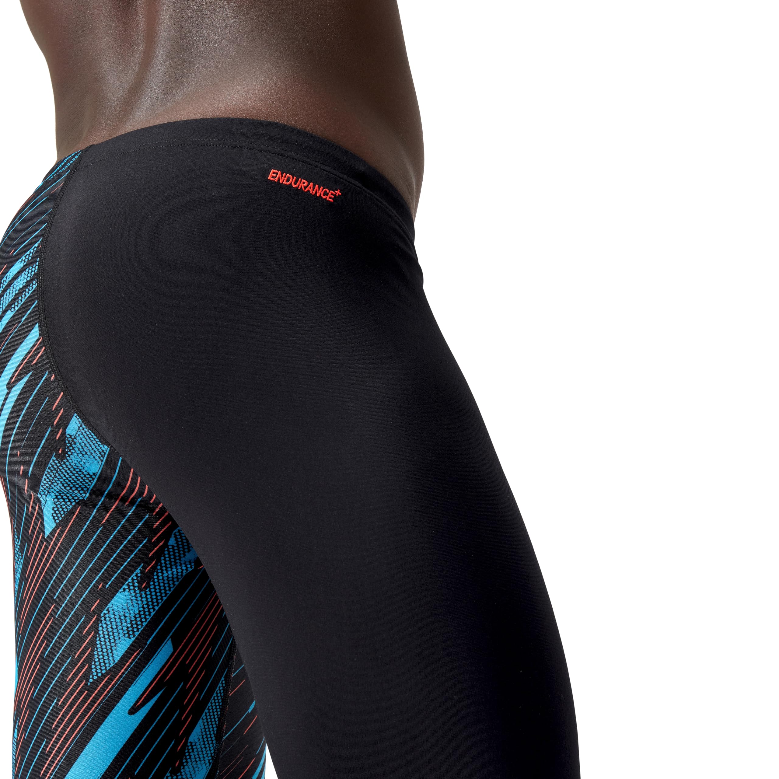 Speedo Jammer Hyperboom V-Cut dla mężczyzn, szybkoschnący, trening, fitness, odporny na działanie chloru (1 szt.)