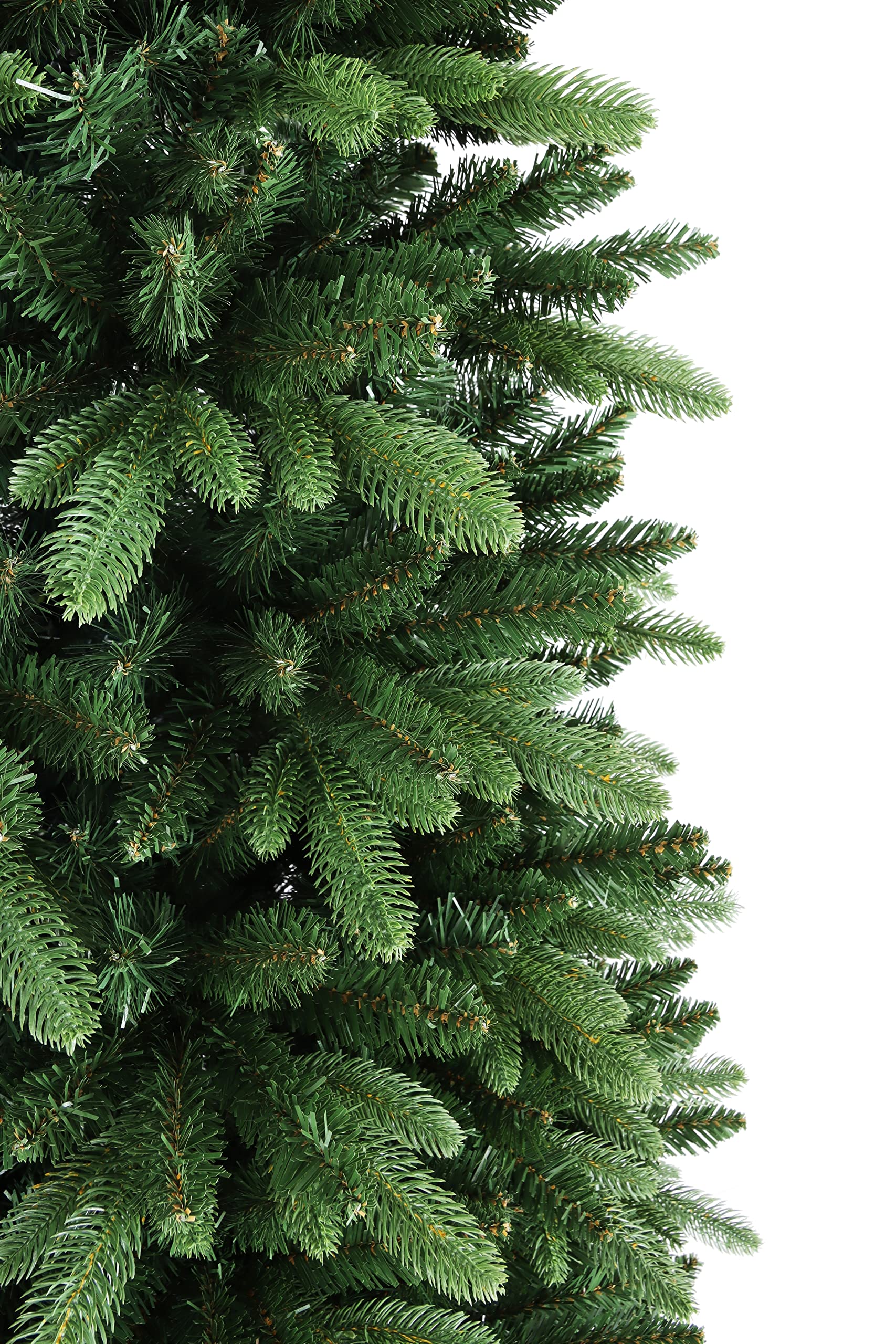 BOP Albero Di Natale Slim Enea 180 Cm, In PVC e PE Real Touch, Con Custodia Omaggio, Apertura a Ombrello, Fogliame Folto e Realistico in PVC e Polietilene, Design Snello e Slanciato, Alto e Stretto