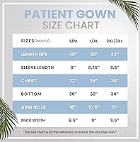 Vista 58 de NY Threads Women's Hospital Gown Soft and Stylish Patient Gown