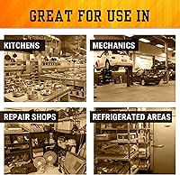 Vista 5 de Xpose Safety Delantal de vinilo resistente, material impermeable de grado industrial para máxima protección, trabajo de laboratorio