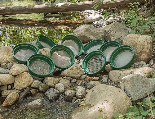 Miniatura 7 de SE GP2-1100 - Sartén apilable patentado de 13.25 pulgadas, tamaño de malla 1100 pulgadas