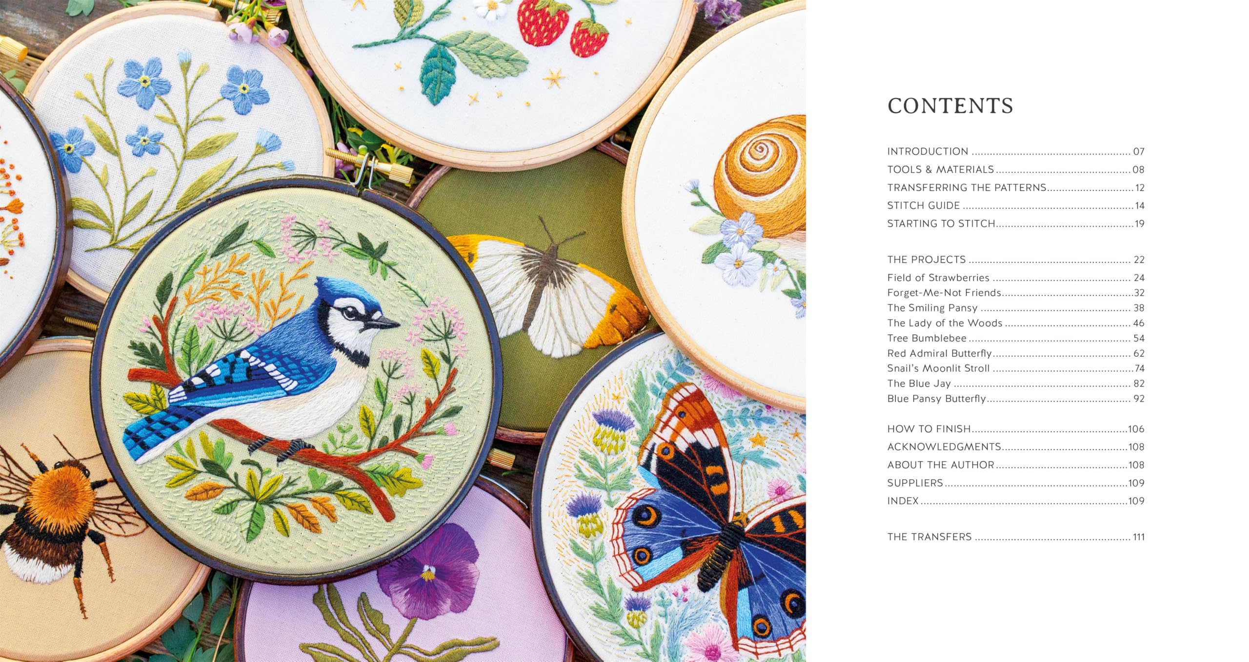 Paint with Thread: In the Garden: A Step-By-Step Guide to Embroidery