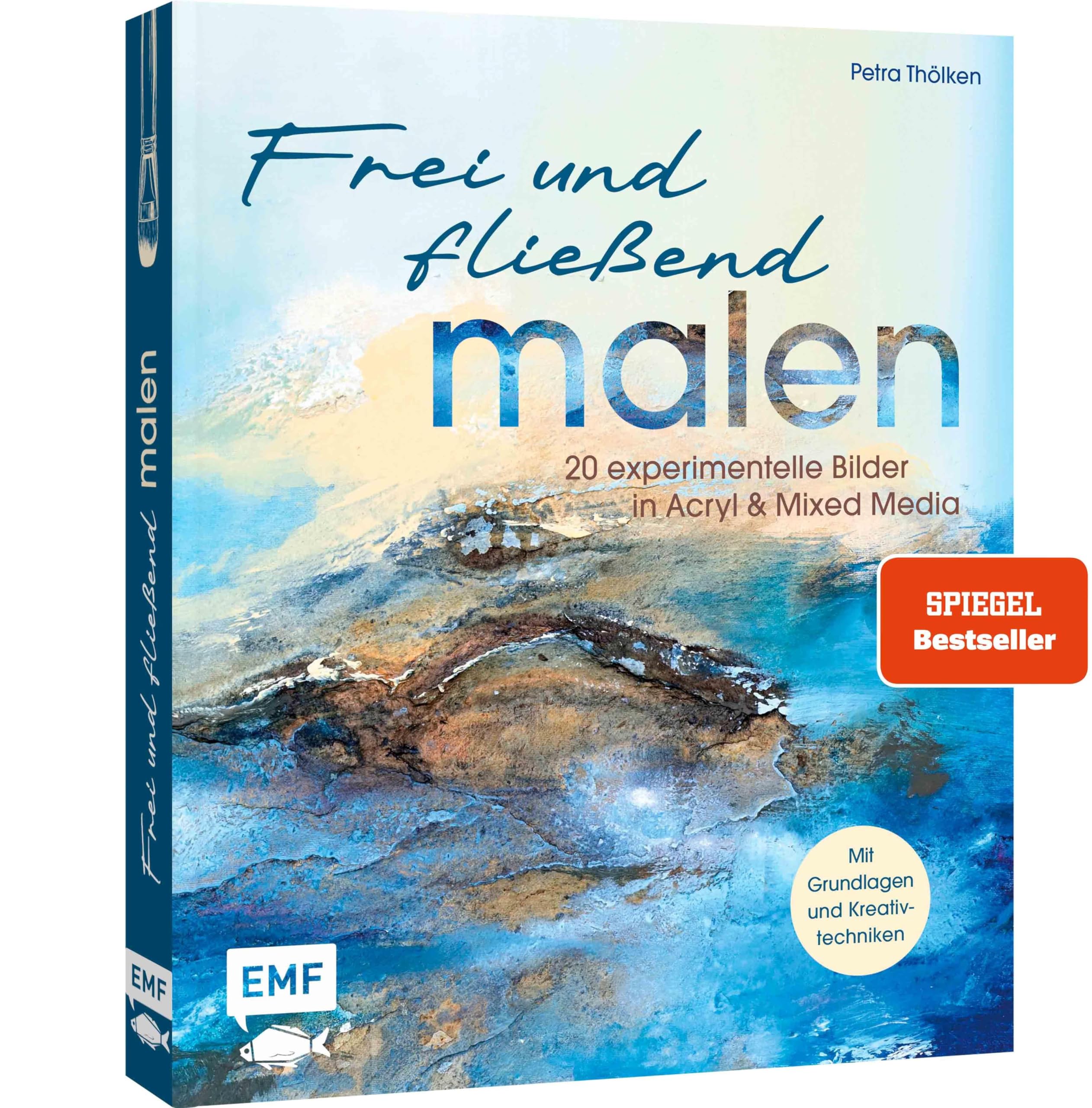 Frei und fließend malen: 20 experimentelle Bilder - Intuitiv malen und loslassen | Mit Grundlagen und Kreativtechniken | Erkunde deine inneren Räume: Raum der Liebe, Ordnung, Weite und viele mehr