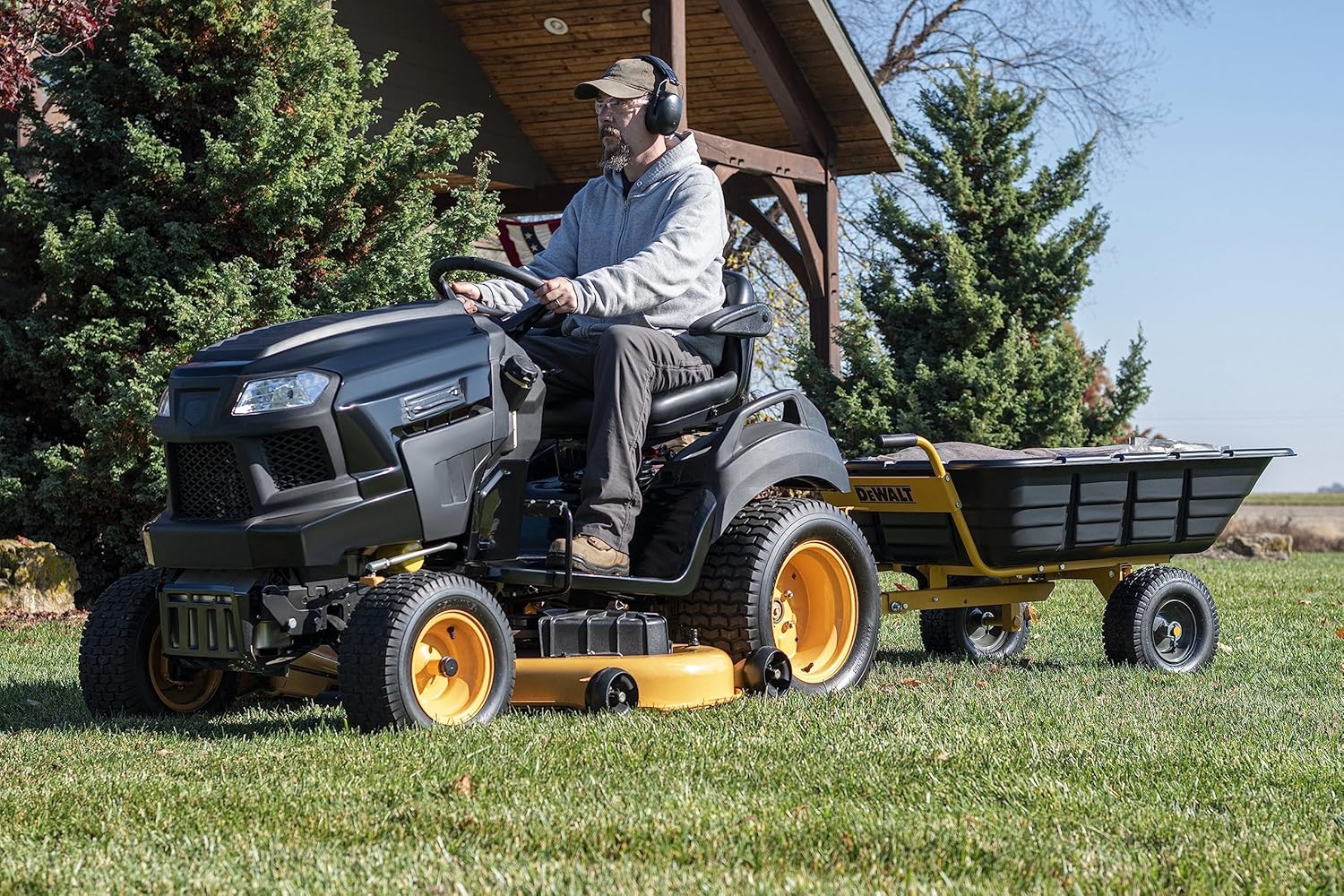 DEWALT Swivel/Dump Cart - Convertible to Tow/Wheelbarrow