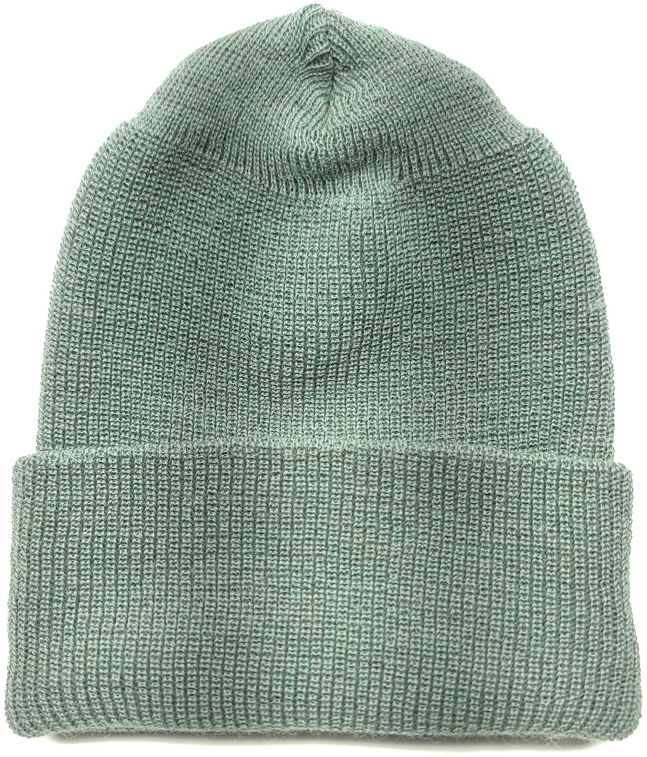 ARMYU Military Genuine GI Watch Cap Warm Winter USN Wool Beanie Solid Cuffed Army Hat