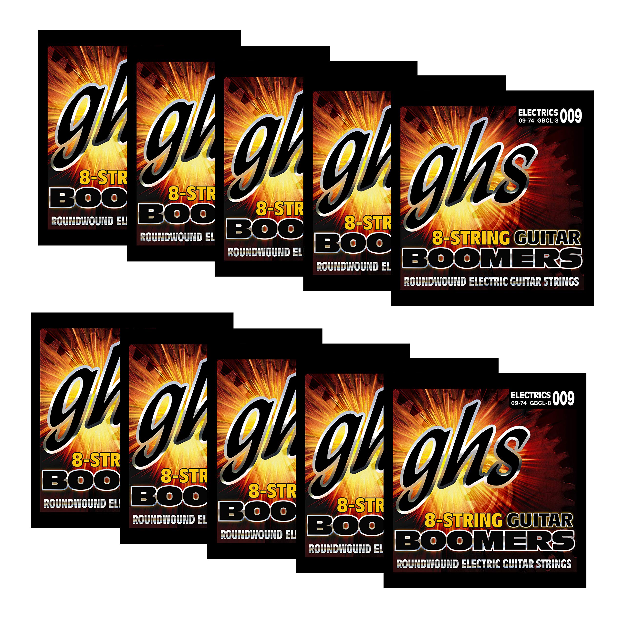 GHS Strings Struny do gitary elektrycznej (GBCL-8-10 SET)