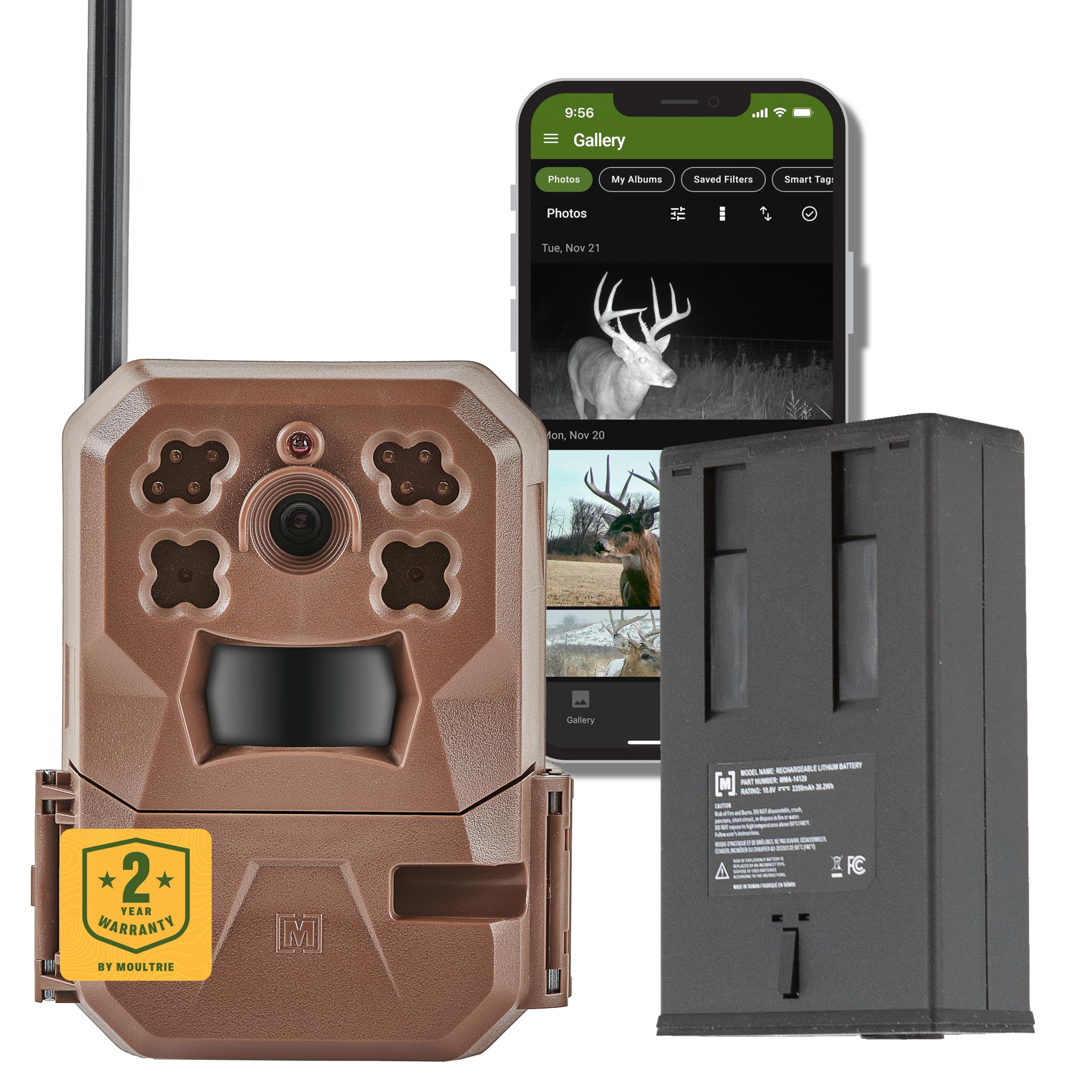 Moultrie Edge Cellular Trail Camera with Rechargeable Lithium-Ion Battery - Auto Connect - Nationwide Coverage - 720p Video with Audio, Cloud Storage, Extended Runtime, Weatherproof-image-28