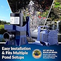 Vista 7 de Alpine Corporation PAL10300 10300 Bomba para estanque, 33', negro