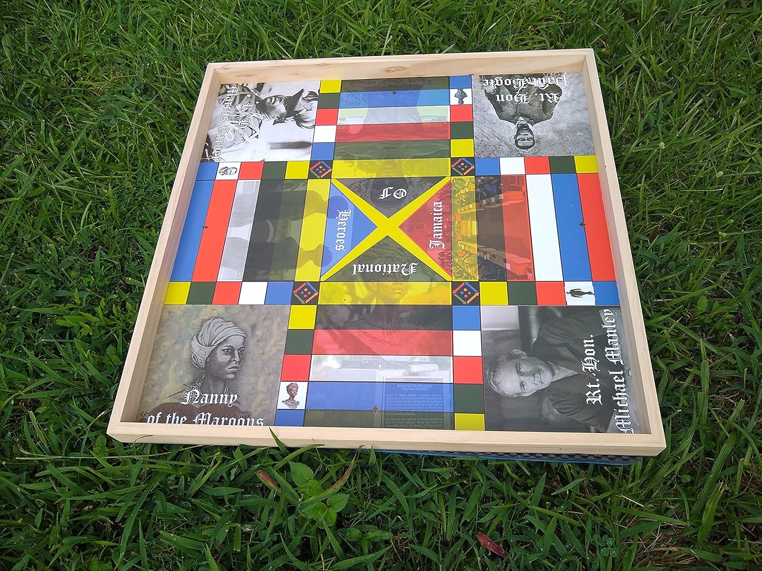 Jamaican Ludo National Heroes Edition v2 – 24x24 Oversized Board Game | Family Game Night Fun | Easy Multi-Player Entertainment | Ludi, Ludy, Loodi Board Game