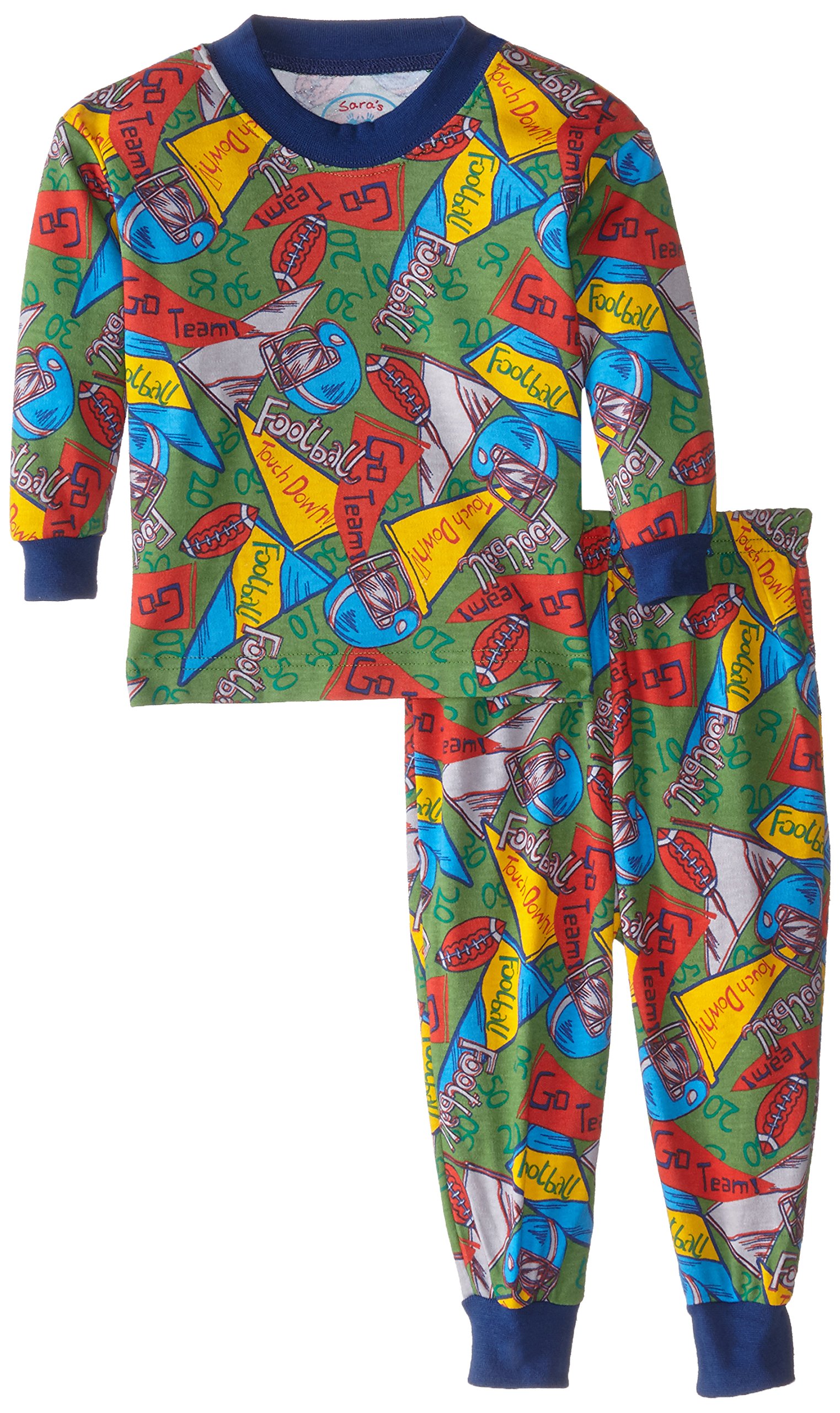 Sara's Prints Unisex Baby Classic Two-Piece Long Pajamas