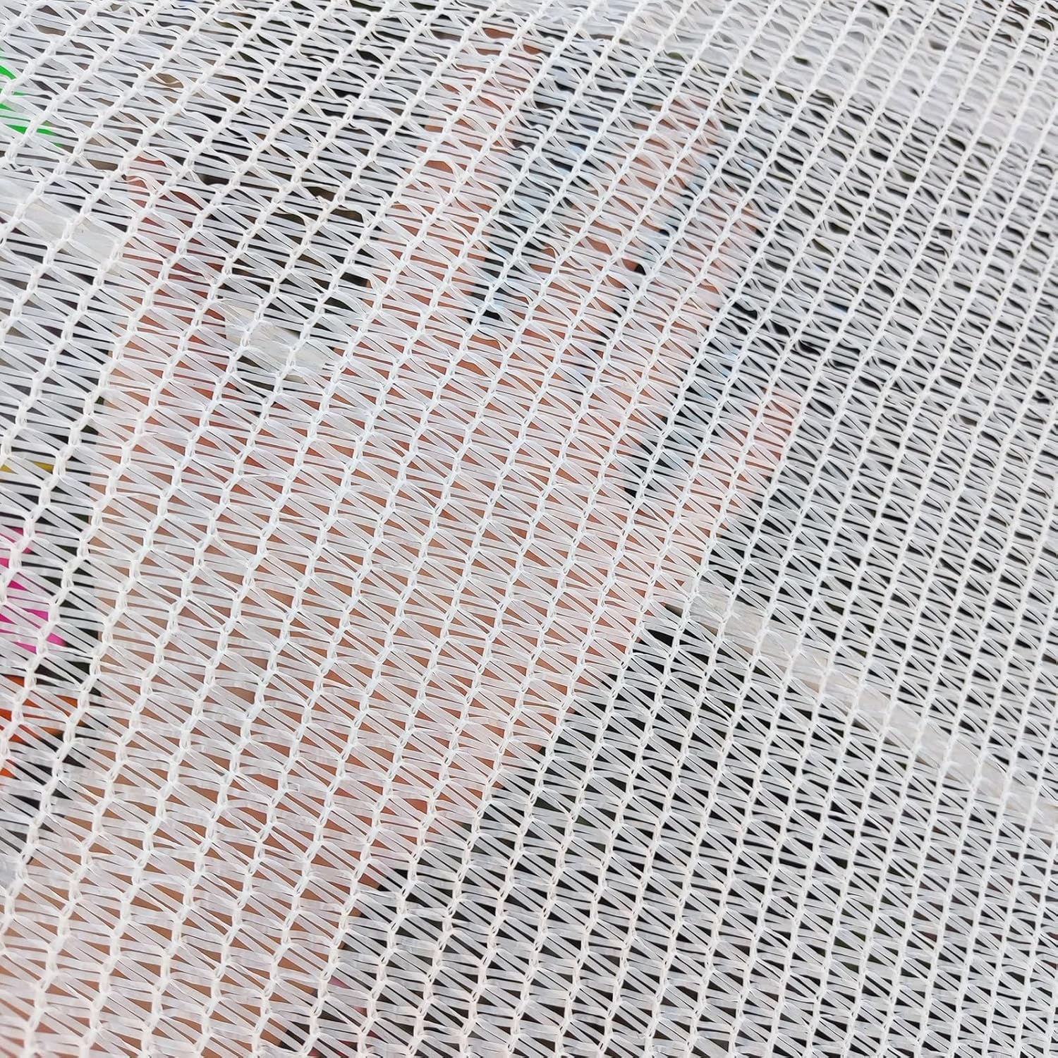 Vibeo 50-60% White Shade Cloth for Plants, Rectangular Sunblock Shade Neting Greenhouse Shade Fabric, Lightweight Shade Sails 2/3/4/5/6/7/8/9/10m (Size : 2m x 5m)