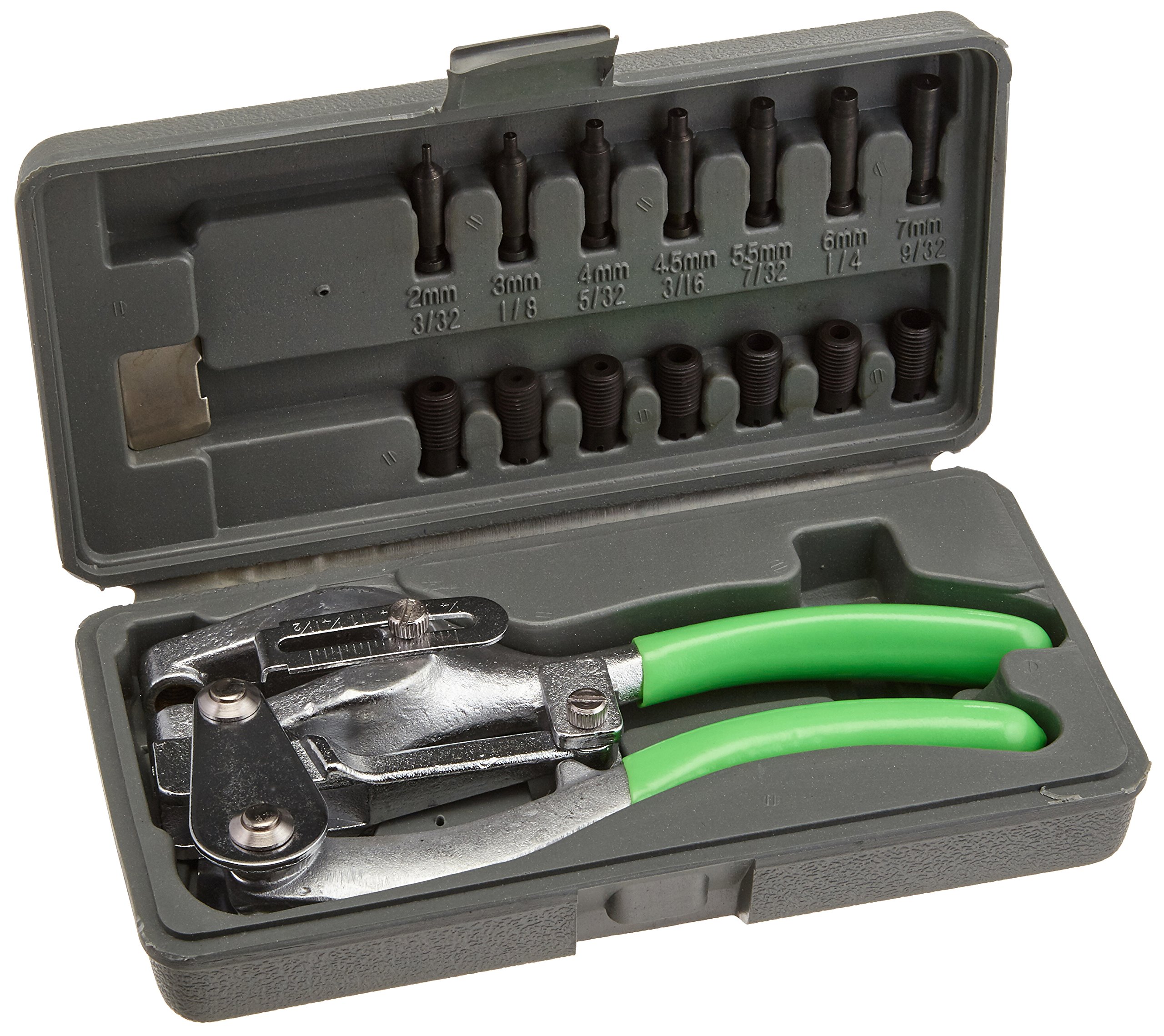 Xtremepowerus Hand Held Power Punch, Sheet Metal Hole Punch Kit