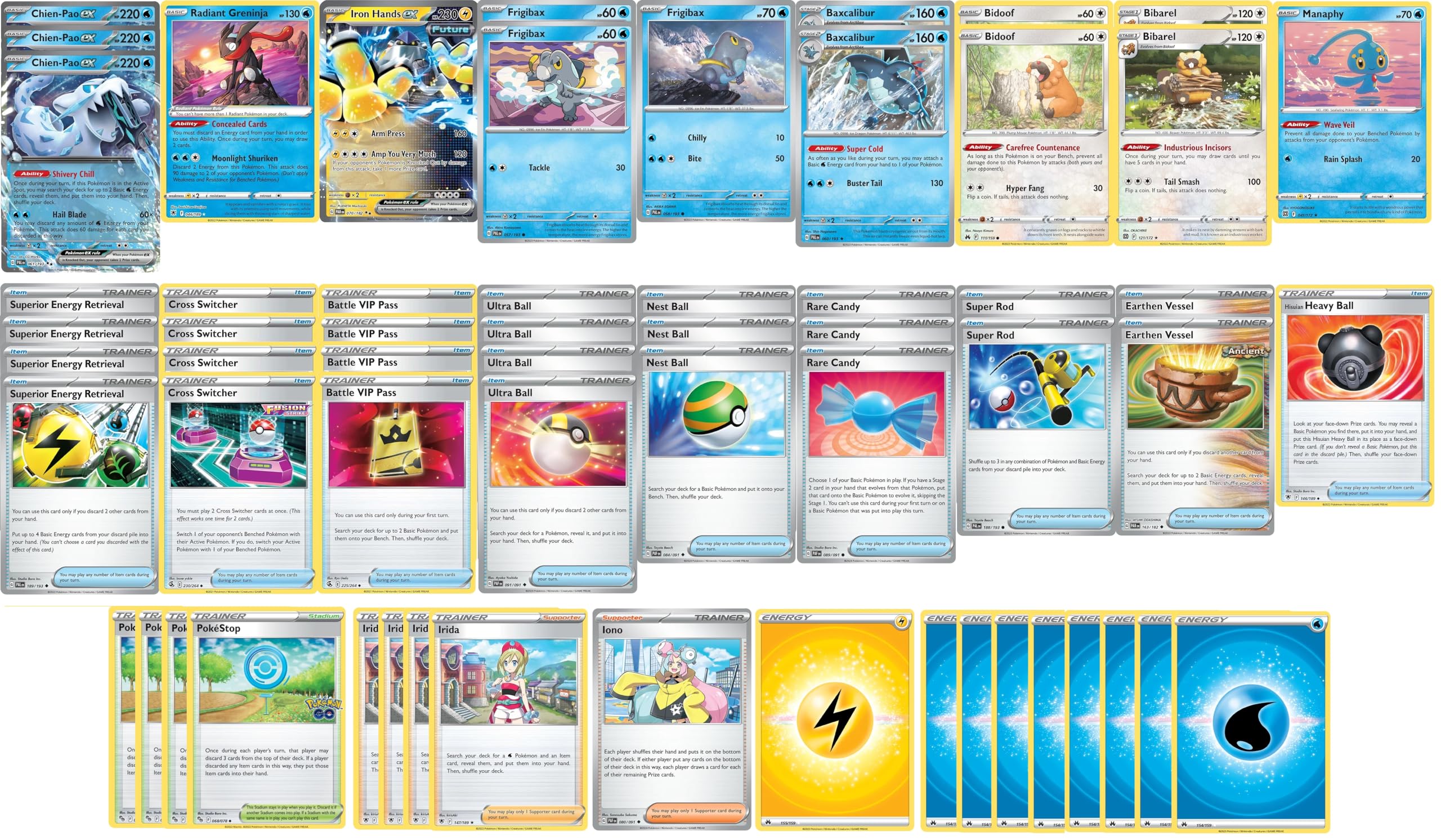 Amazon.com: Competitive Chien-Pao Water Deck - Very Strong - Custom Built -  60 Card