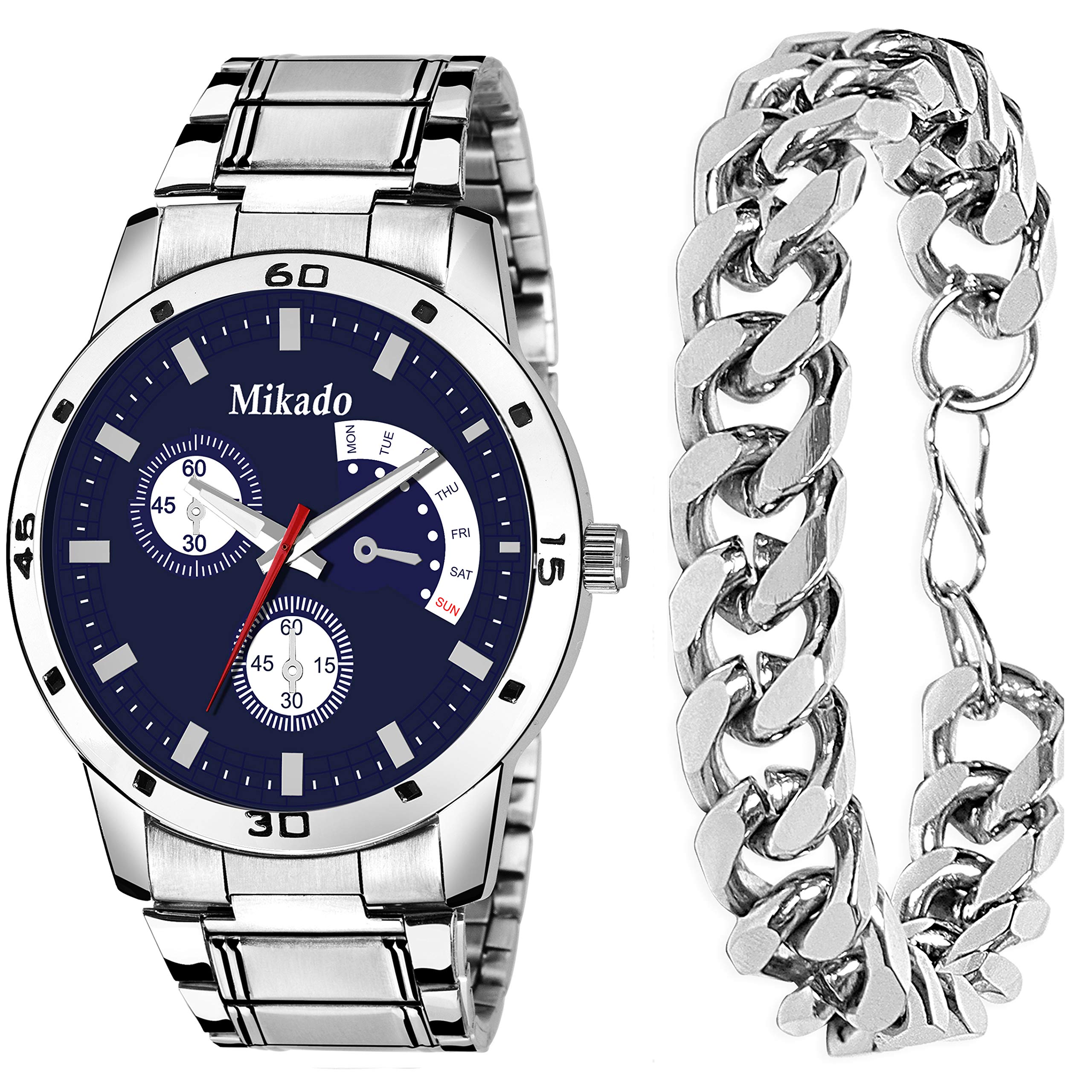 Mikado|| Watch & Bracelet Decent Collection for Men's