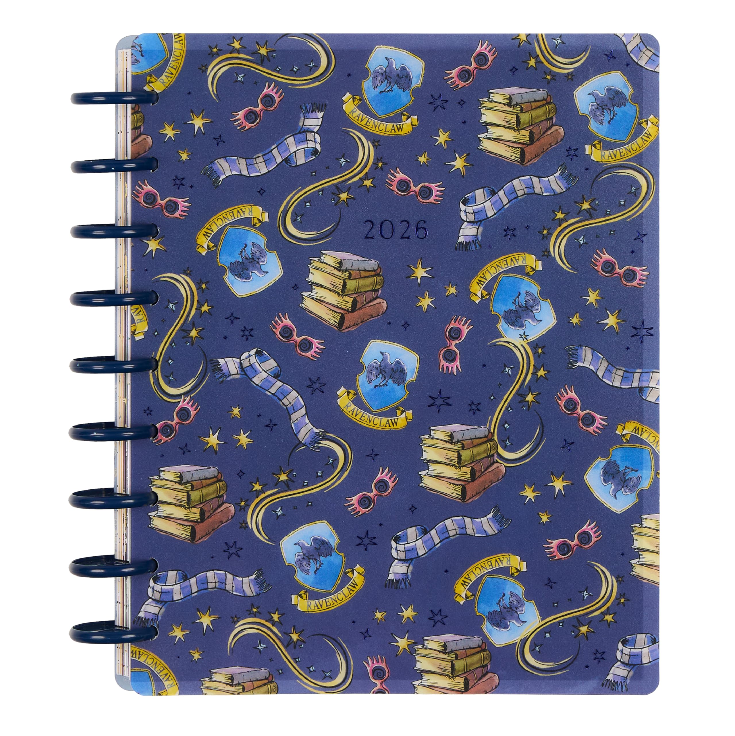 Happy Planner Harry Potter Disc-Bound 12-Month January–June 2026 Planner, Classic Size, Vertical Layout, Ravenclaw Magic