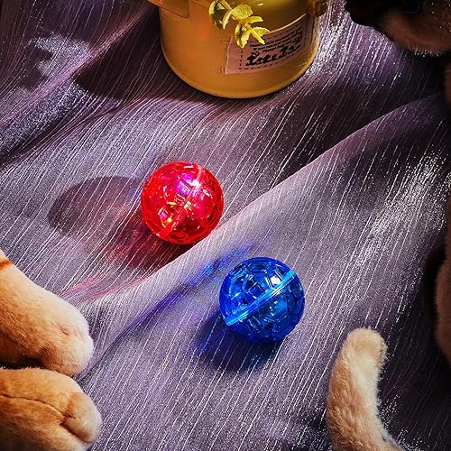 Miniatura 4 de Sratte Pelota de gato con luces LED de movimiento activadas por movimiento, intermitente, iluminada, para perro, juguetes interactivos para mascotas