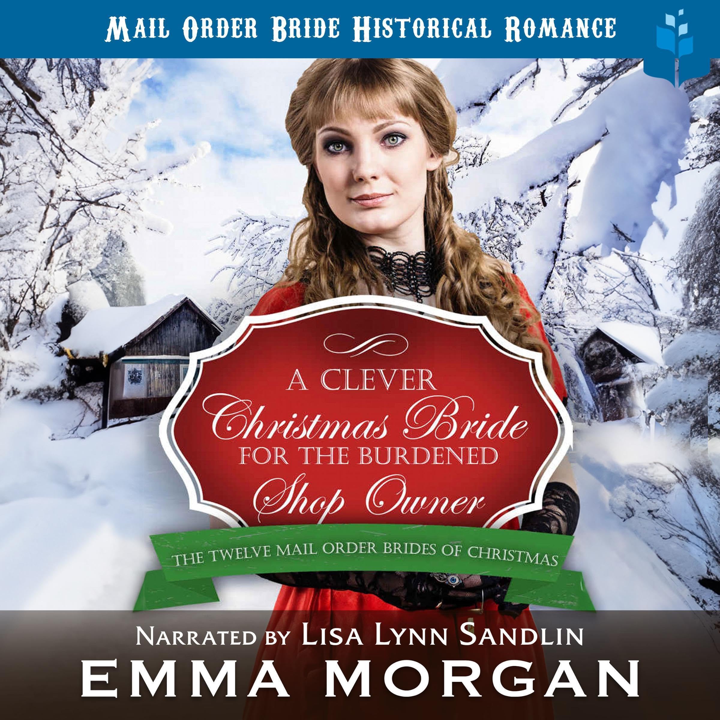 Cover art for A Clever Christmas Bride for the Burdened Shop Owner