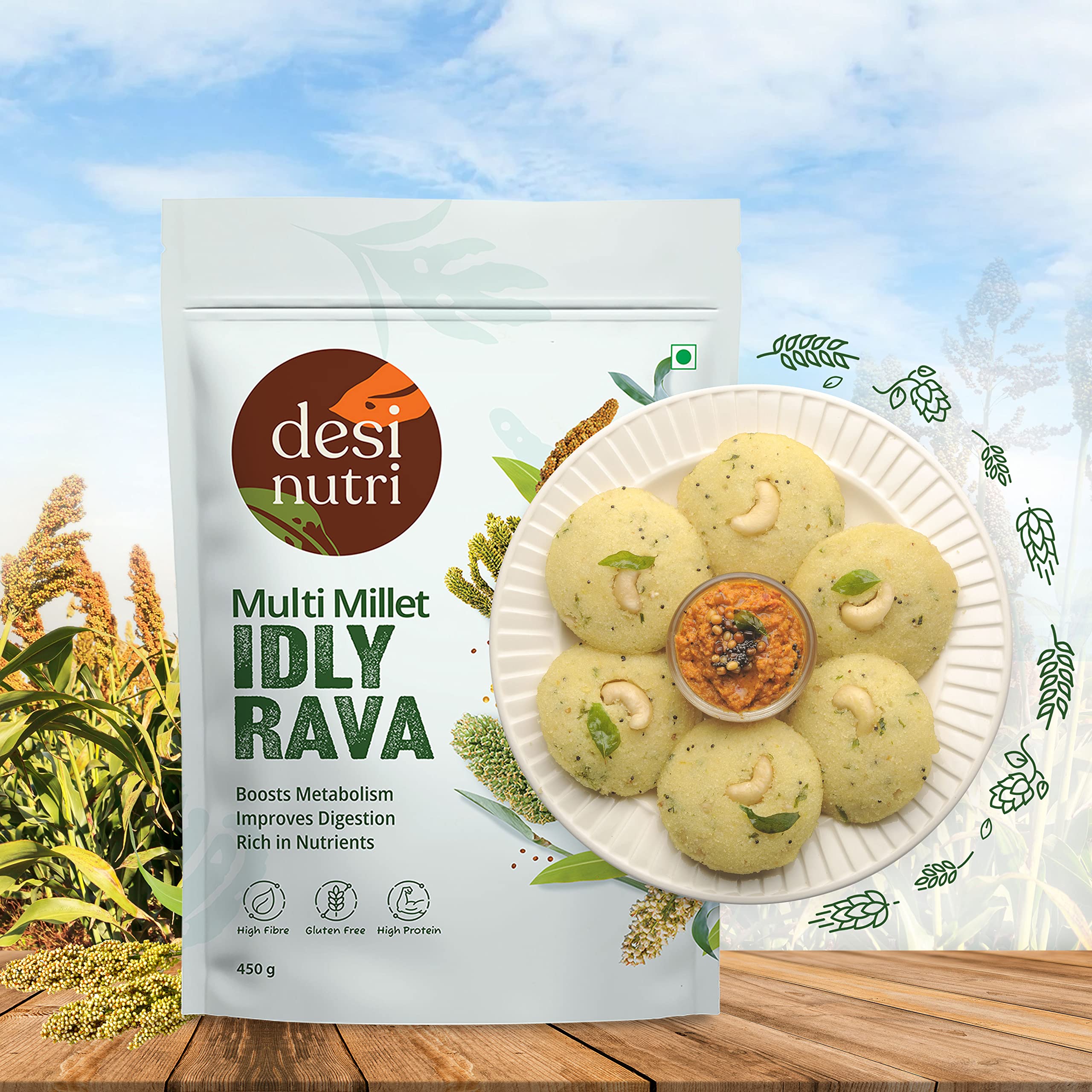 Multi Millet Idli, Rich in Nutrients, Improves Digestion, 450gm