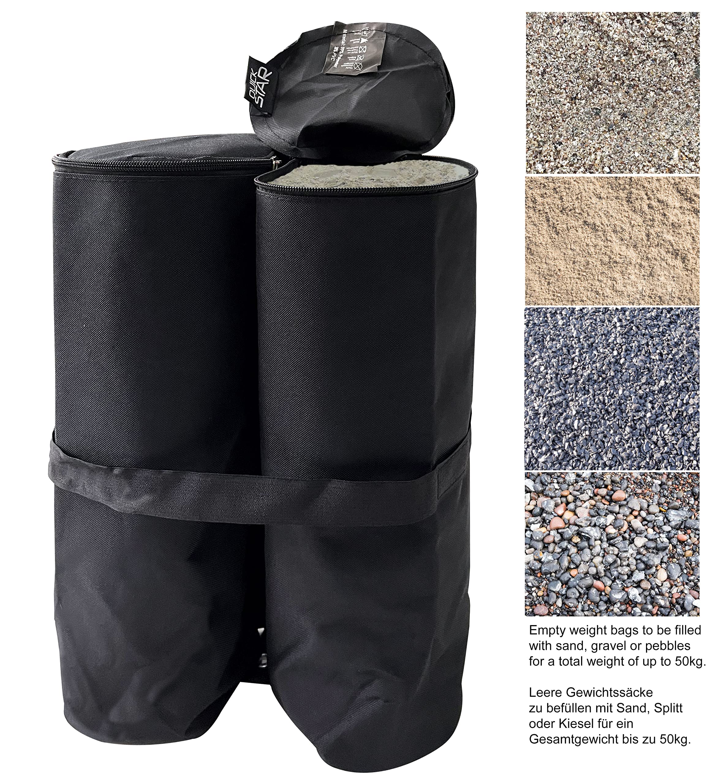 QUICK STAR Lot de 4 Sacs de Sable