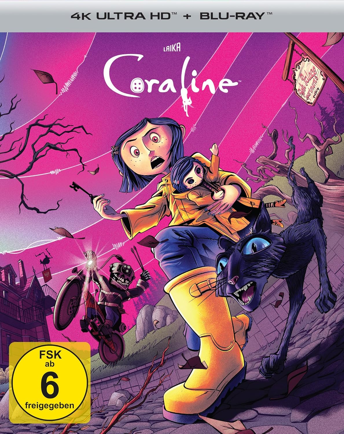 Coraline (Steelbook, 4K-UHD+Blu-ray)