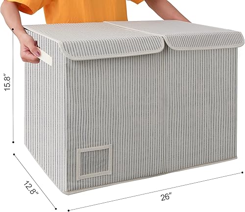 Miniatura 8 de GRANNY SAYS Paquete de 1 paquete de contenedores de almacenamiento rectangulares extragrandes y 2 contenedores de almacenamiento para armario