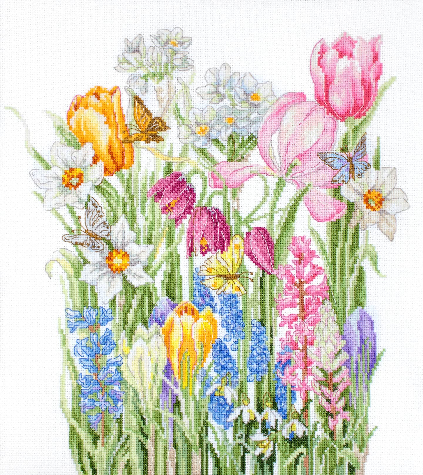 Luca-S Bouquets de Mars B2388 Cross Stitch Kit, multi-coloured, Taille unique