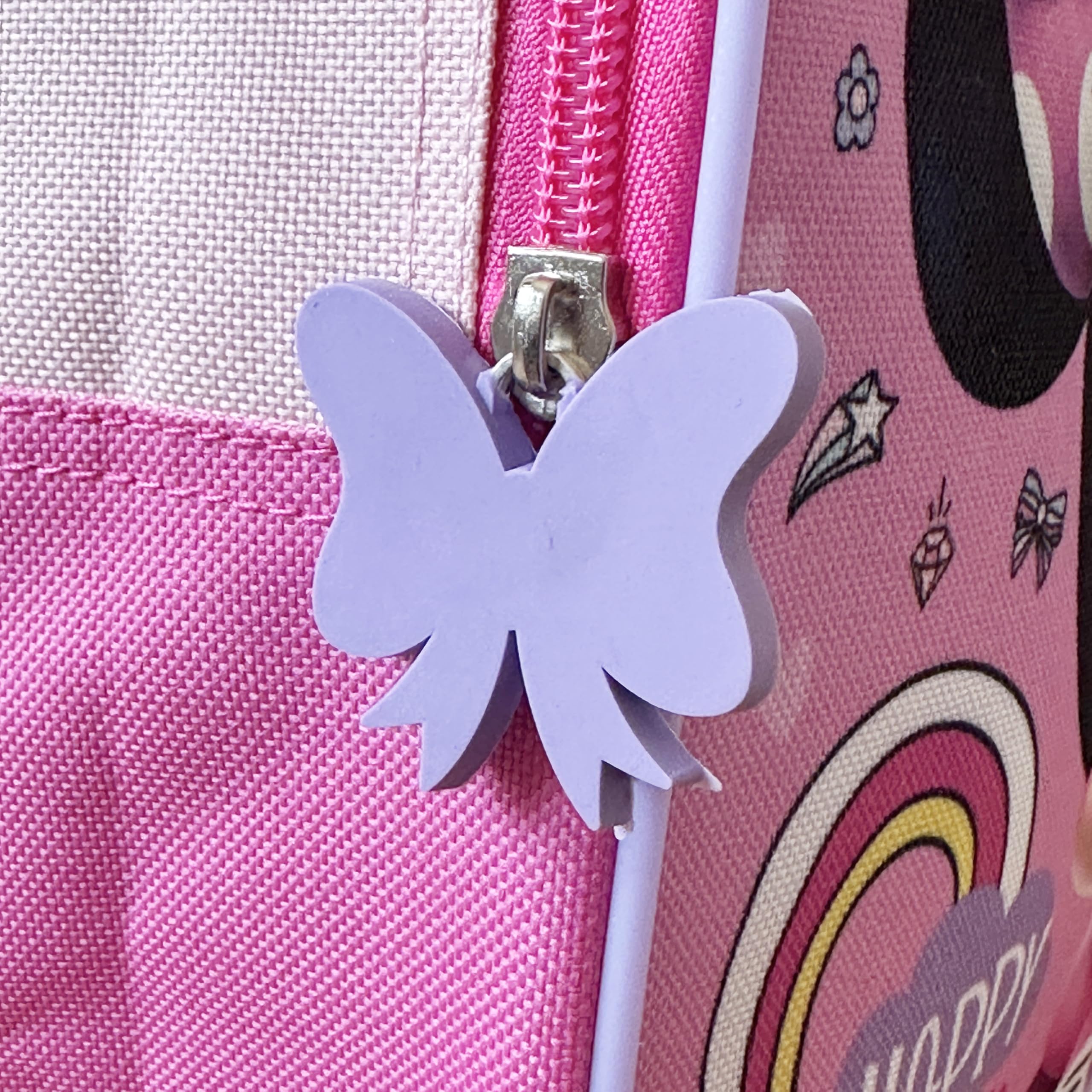 Superdiver - Zaino infantile di Minnie Mouse - Licenza ufficiale Disney - Ideale per scuola e asilo - Perfetto per bambini e bambine - Colore rosa - Dimensioni: 24x20x10 cm