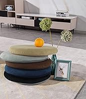 Vista 7 de Cojín de asiento de espuma viscoelástica Sigmat antideslizante suave redondo para taburete de 16 pulgadas, color gris