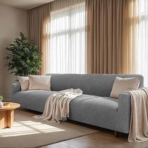 Miniatura 2 de PAULATO BY GA.I.CO. Funda para sofá - Funda elástica para sofá - Elegante funda para sofá con cojines - Funda de tela suave - Protector lavable de