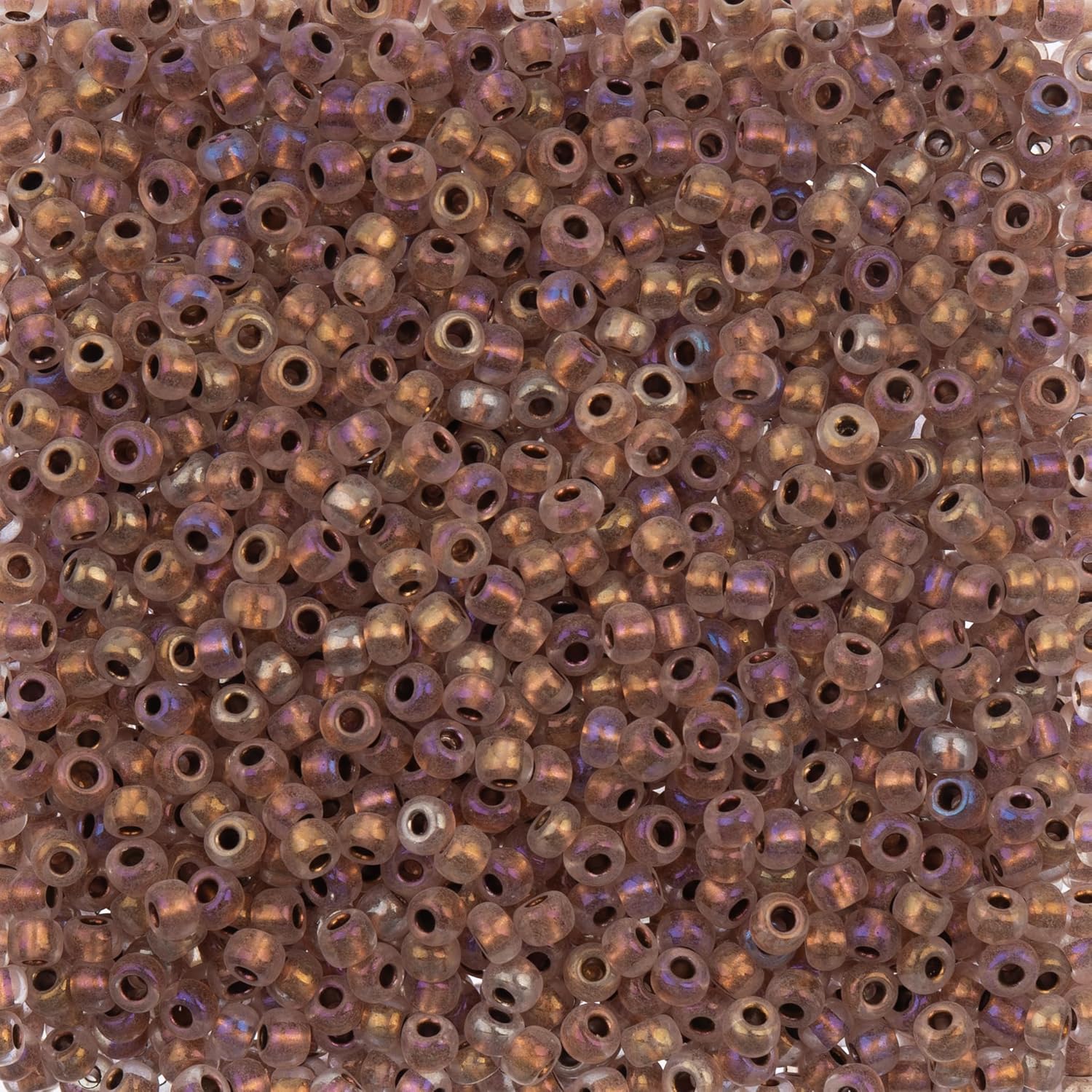 John Bead Czech Glass Seed Bead/Pony Bead 6/0 Light Pink AB Dyed Solgel 500Grams Beads for DIY Arts Crafts Jewelry Bracelets Necklaces Earrings Making