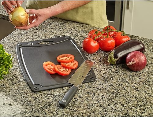 Vista 77 de Mercer Culinary Tabla de cortar compuesta 11 3/4" x 9 1/4" NSF Marrón