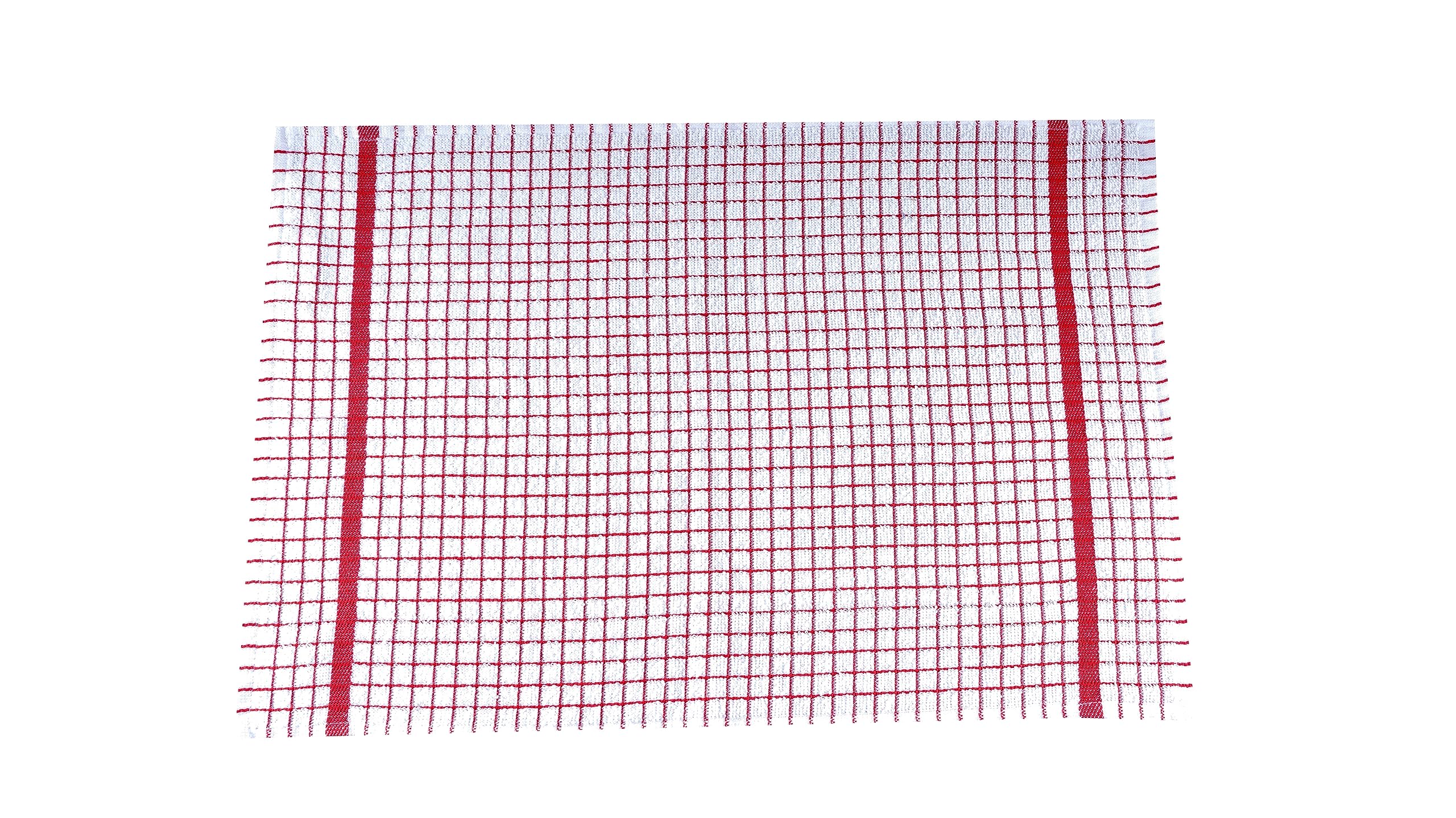 QUALITY HOME TEXTILES 100% Cotton Large Luxury Terry Towelling Tea Towels, Red, 70x50 - Image 4