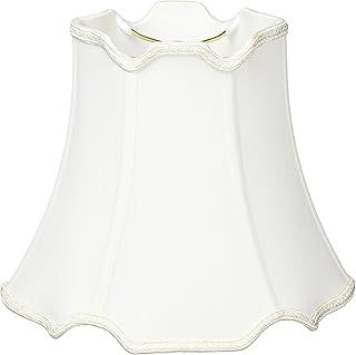 Royal Designs V-Notched 6-Way Designer Lamp Shade, White, (6 x 5.5) x (12 x 8) x 10