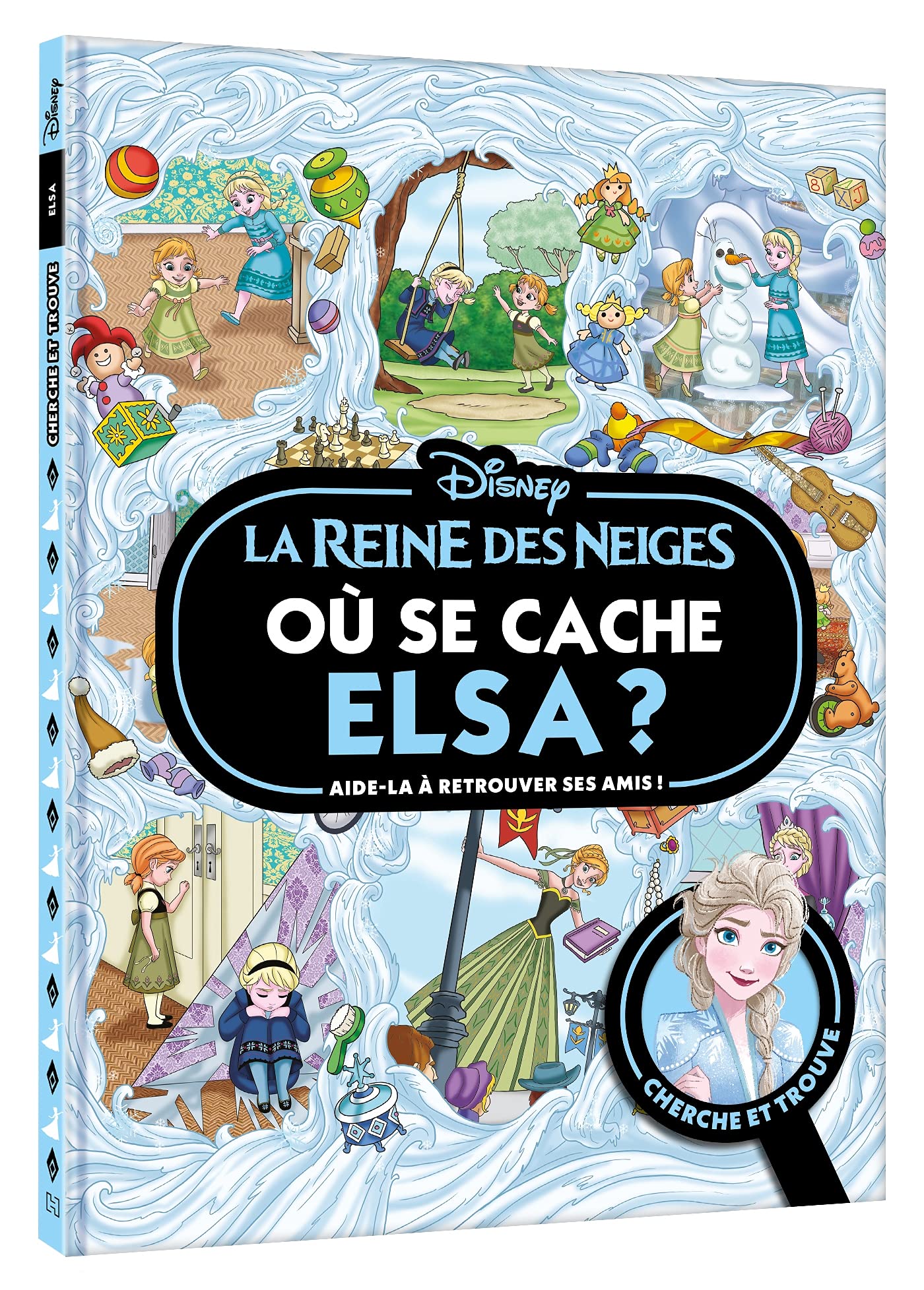 LA REINE DES NEIGES - Où se cache Elsa ? - Cherche et trouve - Disney: Aide-la à retrouver ses amis !