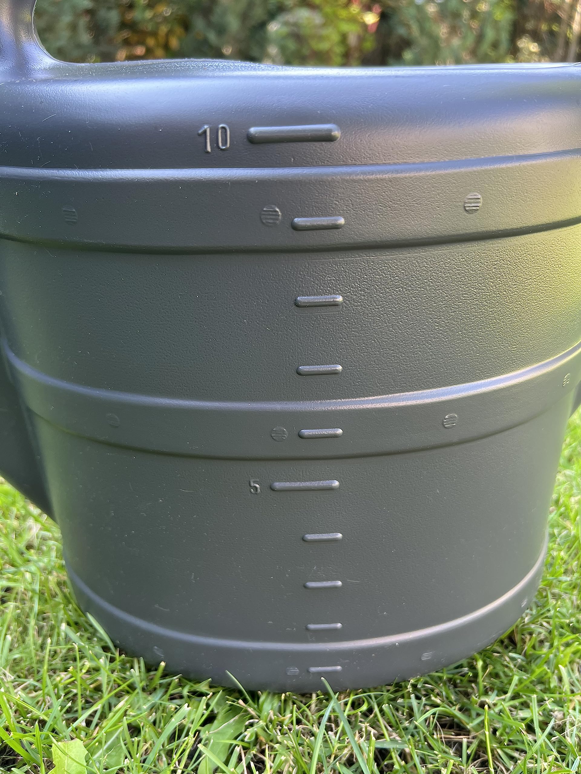 2X Gießkanne 10L ANTHRAZIT + 1x BILDMAGNET! Blumenkanne Kunststoff für groß & klein, Garten & Zimmerpflanzen Gießkannen Gieskanne Gieskannen Giesskanne 10 L Liter Watering Can Gieskannen10Liter