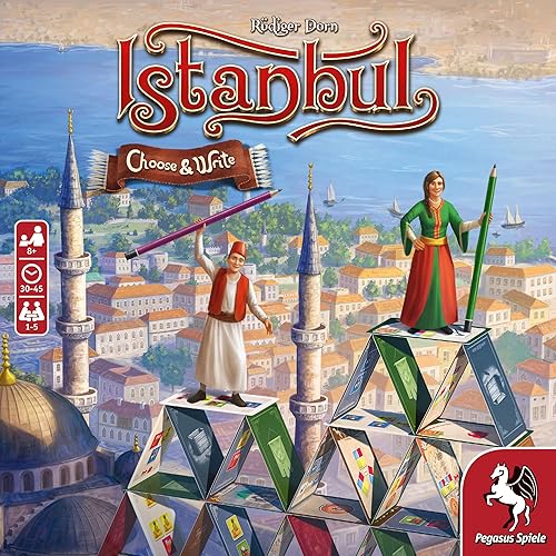 Miniatura 2 de Istanbul Choose & Write - Juego de intercambio de recursos - Juego para la noche de juegos en familia - 1 a 5 jugadores - 30 a 45 minutos de juego -