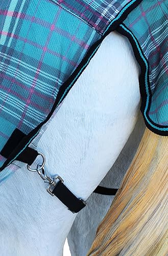 Miniatura 3 de CHALLENGER 80" flujo de aire ligero 73416 de la primavera de la hoja del verano de la malla del caballo