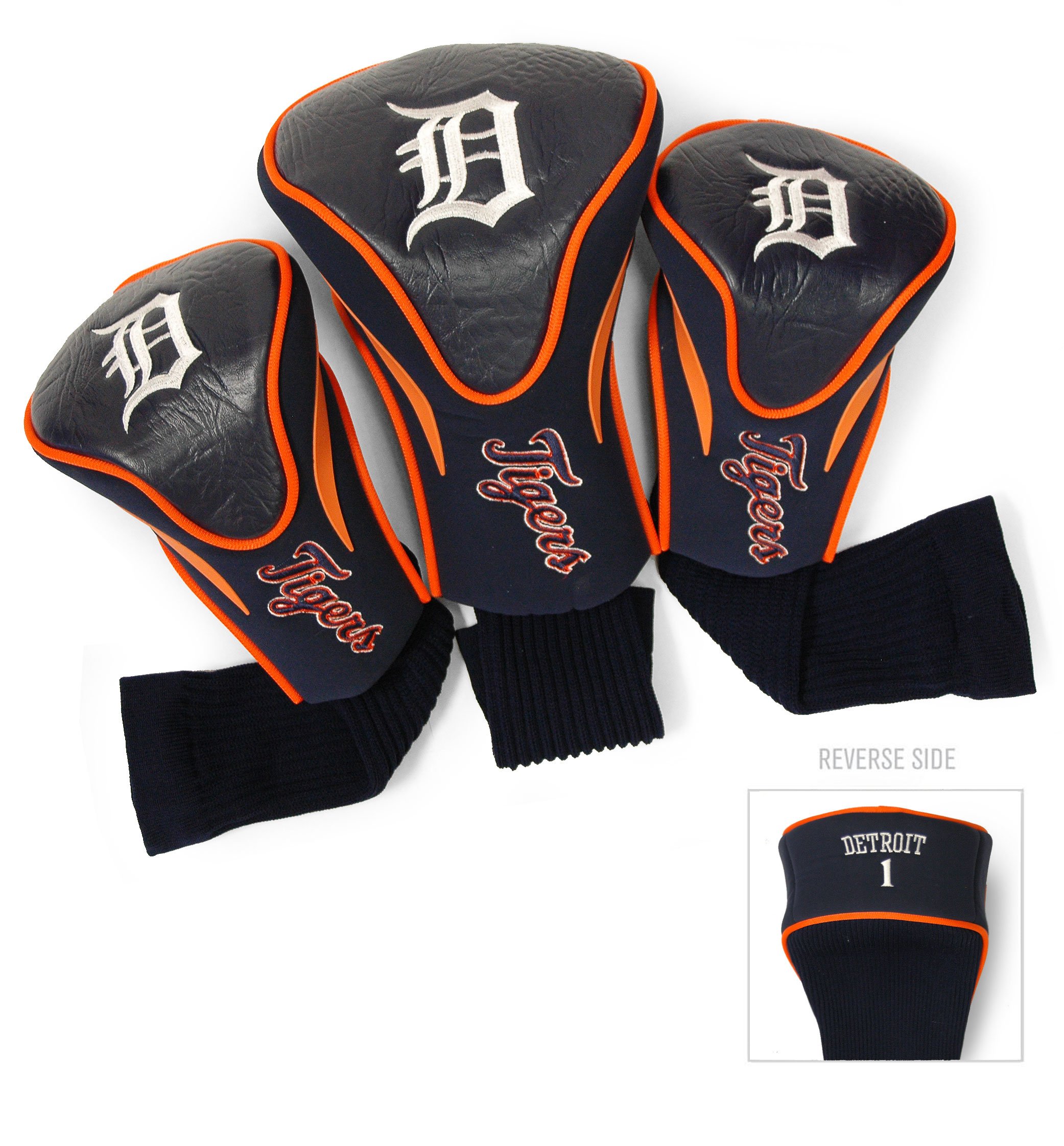 Team Golf MLB Adult-Unisex 3 Pack Contour Head Covers