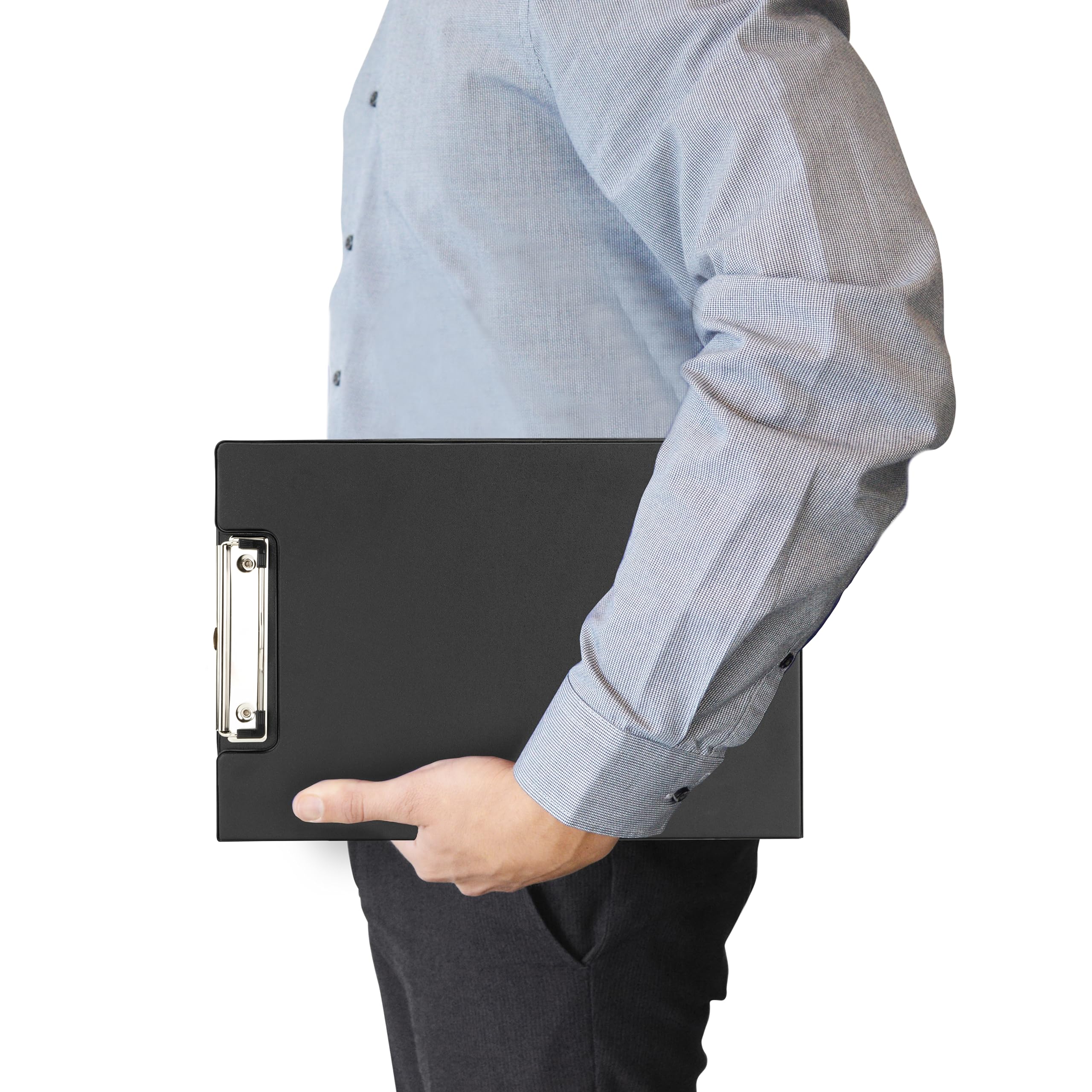 Rapesco 1520A Business Pack: Porte-Blocs à Rabat Recouvert, A4+, Noir