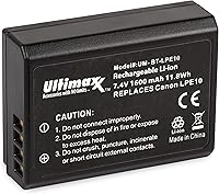 Vista 6 de Canon EOS 2000D (Rebel T7) Cámara digital SLR con kit de lentes DC III de 0.709-2.165 in (modelo internacional) accesorio profesional negro